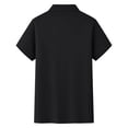 thumbnail image 4 of Mens Casual Polo Shirts Short Sleeve Classic 3 Button Golf Shirt Summer Soft Breathable Plain Collared Tee Business Summer Top, 4 of 5