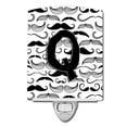 thumbnail image 1 of Carolines Treasures CJ2009-QCNL Letter Q Moustache Initial Ceramic Night Light, 1 of 1