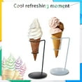 thumbnail image 4 of Iron Ice Cream Stand Cone Reusable Display Holders Ice Cream Rack for Restaurant Sushi Candy Shop Party Birthday Wedding, 4 of 8