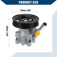 thumbnail image 5 of NO.4782524AD Inner Car Power Steering Pump for Chrysler 300 05-10 for Dodge Challenger 09-10, 5 of 6