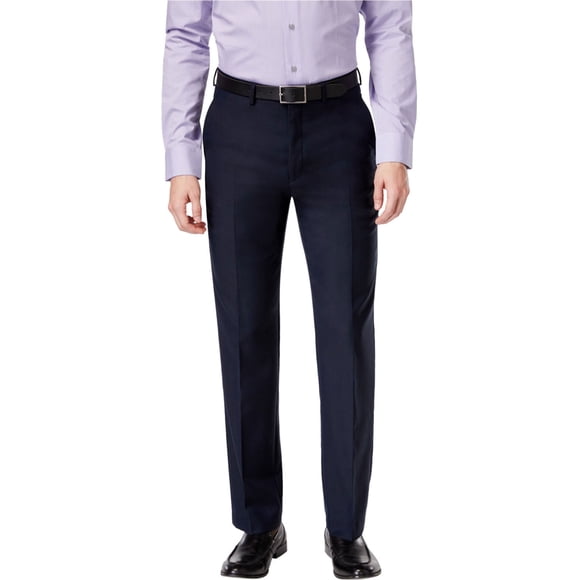 Ryan Seacrest - Pantalones de vestir para hombre, color azul, 38 W x 32 L