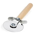 thumbnail image 3 of Cortador de pizza Unique Bargains de acero inoxidable con Mango de Madera, 3 of 6