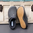 thumbnail image 6 of Mens Wide Clogs Diabetic Mules - Adjustable Buckle Strap Potato Shoes, Zero Drop Slip-On Clogs for Swollen Edema Feet, Wide Width Indoor & Outdoor Walking Shoes, 6 of 6