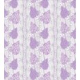 thumbnail image 3 of Ambesonne Floral Duvet Cover Sets, Lilac Flowers Curly Stripes, 2-Twin, Pastel Purple and Ivory, 3 of 3