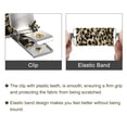thumbnail image 4 of Unique Bargains 2 Pack Dress Cinch Clips, Tightener Dress Back Cinch Clip(Printed Brown), 4 of 8