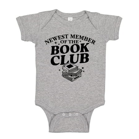 

Newest Member Of The Book Club Baby Bodysuit One Piece 24 mo Athletic Heather