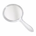thumbnail image 2 of Hand Glass Double Sided Handheld Glass 1X/3X Magnifying Glass With Handle Set Of 2 (Clear),Clear Makeup Magnifying Glass, 2 of 8