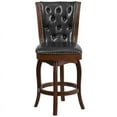 thumbnail image 5 of Home Square 26" Counter Stool in Black and Cappuccino Finish - Set of 2, 5 of 8