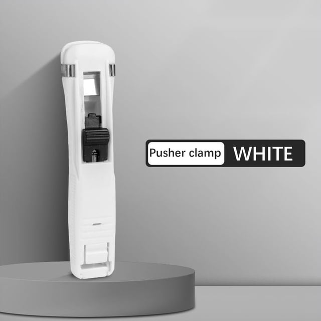 Ohmyroo Transparent File Pusher Clamp for Document Binding
