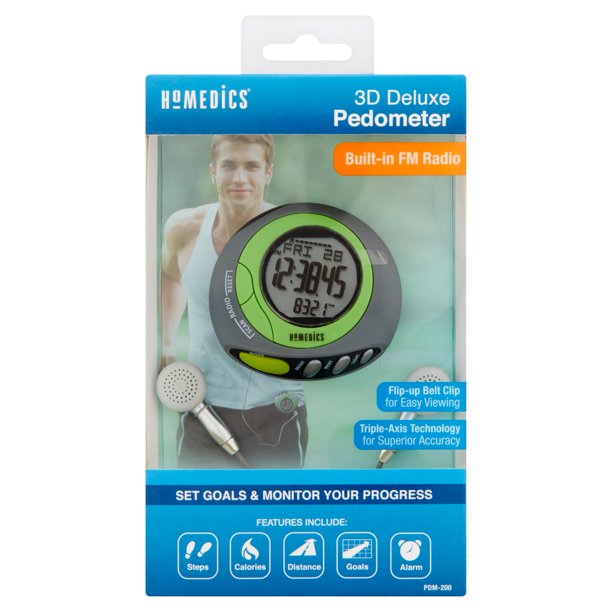 Homedics 3D Deluxe Pedometer