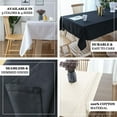 thumbnail image 4 of Efavormart 60x126" Rectangle Tablelinens Commercial grade 100% Cotton Tablecloth For Wedding Party Home Decor - White, 4 of 11