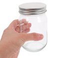 thumbnail image 5 of Pretyzoom Glass Mason Jars with Lids for Kitchen Use Transparent Honey Storage Sealed Jar 4pcs Wide Mouth, 5 of 8