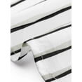 thumbnail image 6 of DARING DIVA Women's Striped Button Down Long Sleeve Elegant Work Shirt S White Black, 6 of 6