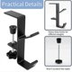 thumbnail image 4 of 2pcs Desk Mount Bag Holder Hook Clamp-on Backpack Hanger Portable Desk Mount Headphones Holder For, 4 of 5