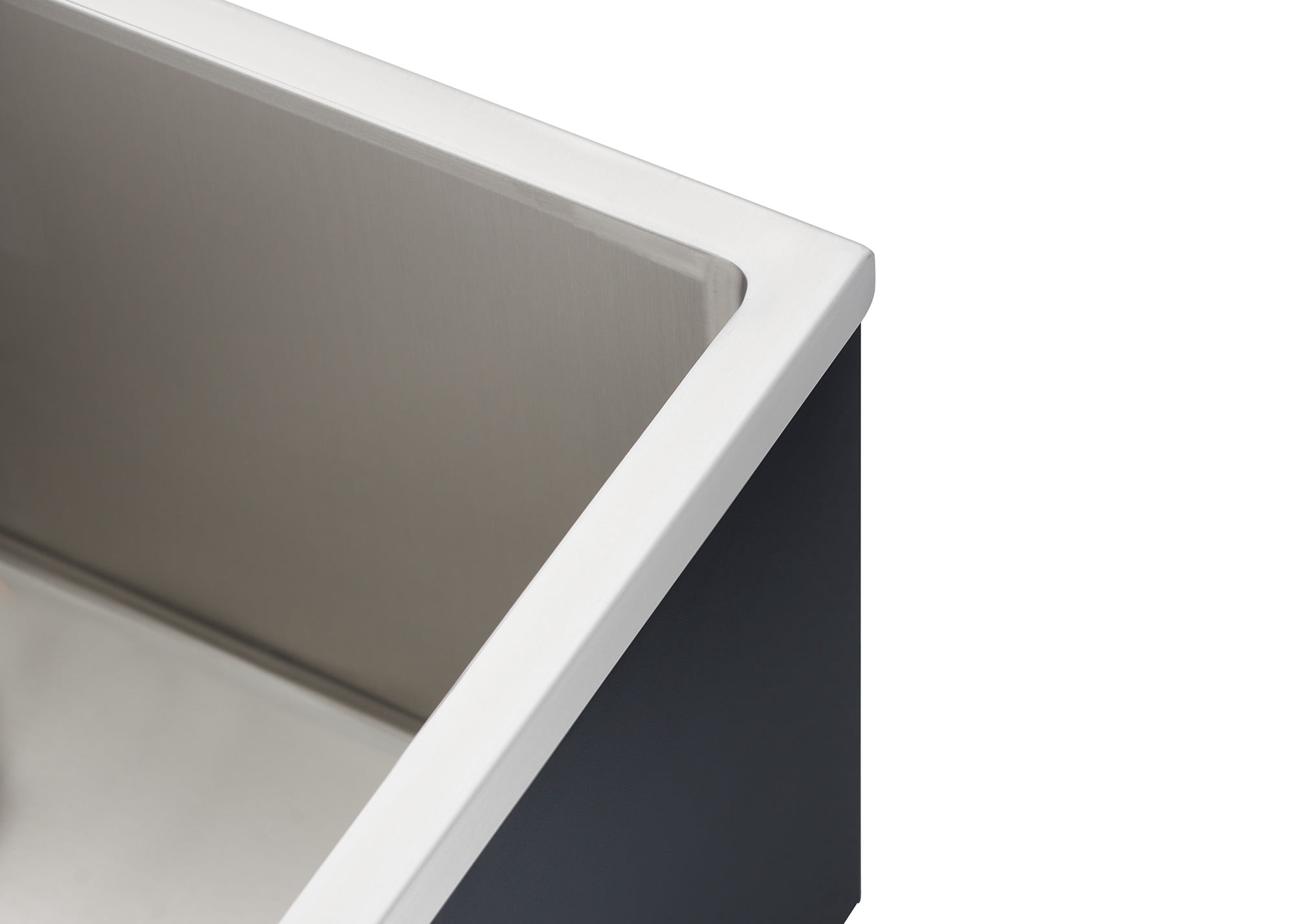 TRINITY BASICS | 18x16x13 Basin | Stainless Steel Utility Sink | NSF | w/ Pull-Out Faucet | Black