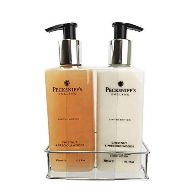 Pecksniffs 10.1oz Moisturizing Hand Wash and Lotion Set (Chestnut and