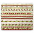 thumbnail image 1 of Christmas Mouse Pad, Merry Christmas Words Xmas Ceremony Theme Design Borders, Rectangle Non-Slip Rubber Mousepad, Apple Green White, by Ambesonne, 1 of 2