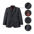 thumbnail image 6 of ETHAN 5 Piece Boys Formal Dress Clothes Ring Bearer Outfit for Kids Wedding Dress Suit 4T, 6 of 8