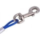 thumbnail image 3 of Correa para perros de alambre de acero resistente, resistente a mordeduras, de 5 m y 5 mm de ancho, con cable de seguridad para mascotas, de color azul, rojo y azul, 3 of 5