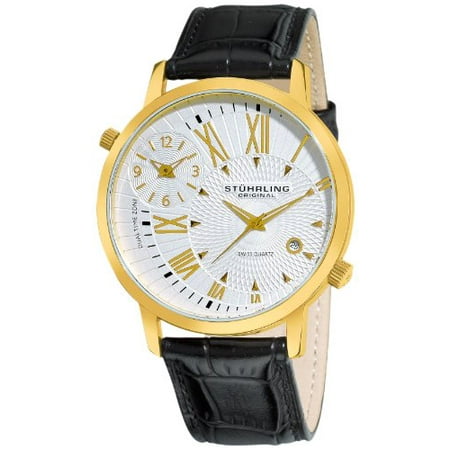Stuhrling 343 33352 Men's Symphony Eclipse Polaris Swiss Quartz Date Watch