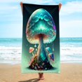 thumbnail image 4 of Matoen Oversized Beach Towel 59 x 30 in Soft Extra Pool Swim Camping Gym Towels for Adult Clearance Travel Vacation Essentials for Adults, 4 of 8