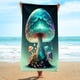 thumbnail image 4 of Toalla de playa de microfibra, súper colorida, resistente a la arena, multiusos, para viajes, piscina, 76 x 152 cm, 4 of 6