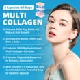 thumbnail image 5 of Multi Collagen Capsules with Biotin & Vitamin C - 5 Types (I, II, III, V, X) - 60 Capsules, 5 of 8