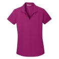thumbnail image 5 of Yellow Rooster Women's Dry Zone Grid Polo T-Shirt Magenta S, 5 of 6