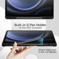 thumbnail image 3 of JETech Case for Samsung Galaxy Tab S9 FE+ / S9 FE Plus 12.4-Inch with S Pen Holder, Soft TPU Tri-Fold Stand Protective Tablet Cover, Support S Pen Charging, Auto Wake/Sleep (Black), 3 of 6