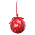 thumbnail image 2 of XYAIYT Christmas Ornaments Shatterproof Christmas Ornaments Plastic Light Bulb Tree Ornament Hanging Ball Multi Style Shiny Matte Mirror Swirl Holiday Tree Decor with Rope 2.8in Red, 2 of 5