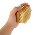 thumbnail image 4 of Burt's Bees For Pets Dog Palm Brush with Hemp Bristles Ergonomic Handle Bamboo, 4 of 8
