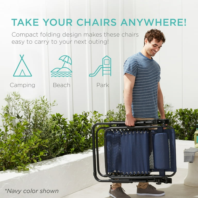 Best choice products set of 2 adjustable zero gravity discount