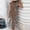 *Coffee, variant on U Women's Elegant Striped Printed Sleeveless Crewneck Midi Dress,Slim Fit Casual Dress with Side Tie Brown,Womens Plus S