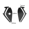 thumbnail image 5 of 4x cubierta de choque de puerta automotriz, Protector de fibra de carbono antiarañazos para reemplazo A90 shamjiam Embellecedor de la cubierta del panel de protección, 5 of 5