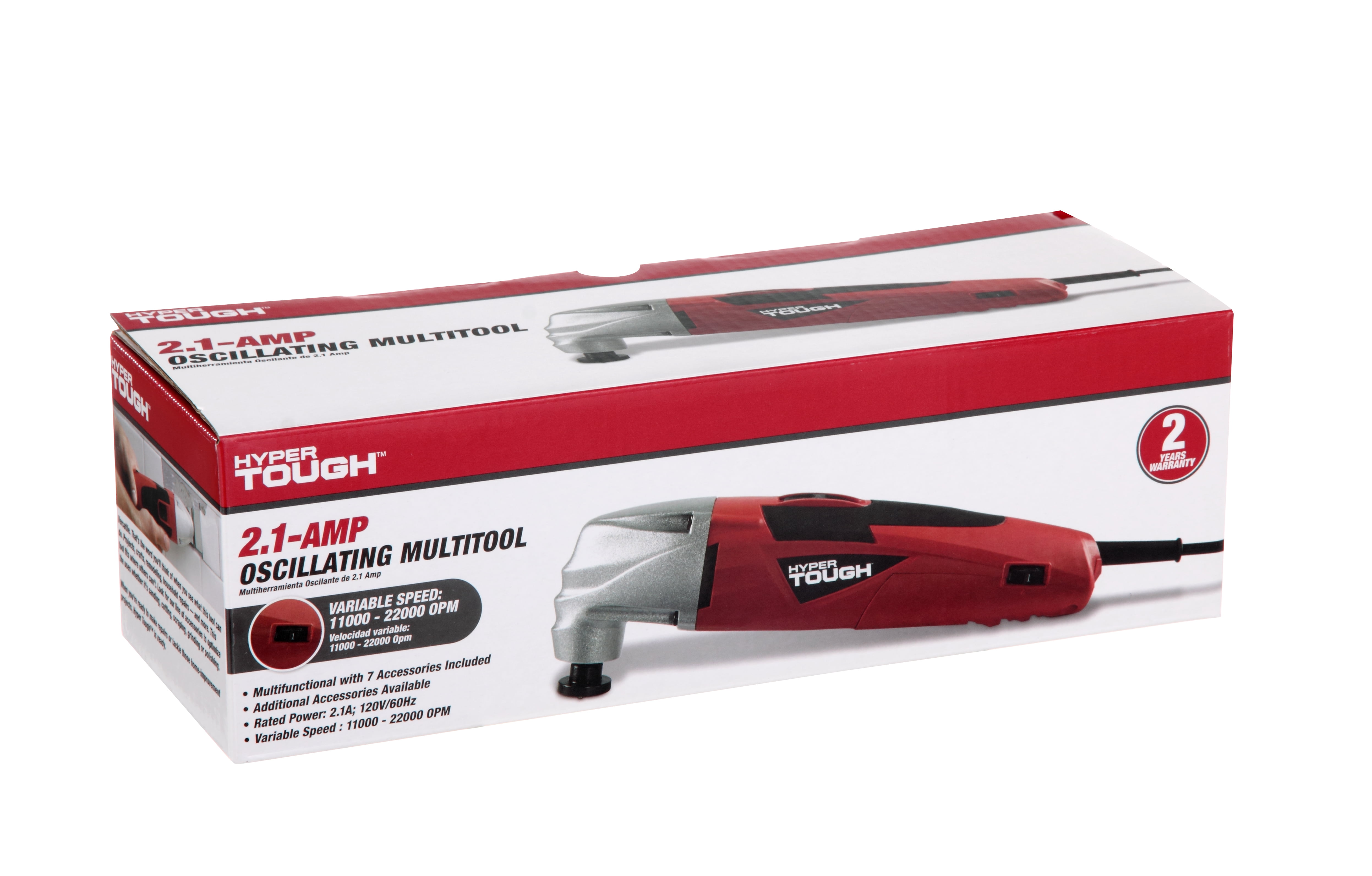 HYPER TOUGH 2.1 AMP OSCILLATING MULTI FUNCTION TOOL Tools Garage eBay