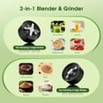 thumbnail image 4 of Smoothie Blender Maker 25000RPM Personal Blender for Shakes and Smoothies with 37 32 23oz Portable Cups Countertop blenders for kitchen, Frozen Drinks, Milkshake, Juice, Ice Crushing, Nuts, 4 of 7