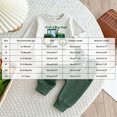 thumbnail image 4 of TOWED22 Toddler Baby Boy Fall Winter Clothes Crewneck Sweatshirt Long Sleeve Print Graphics Shirt and Pants Cute Boys Outfits, 4 of 7