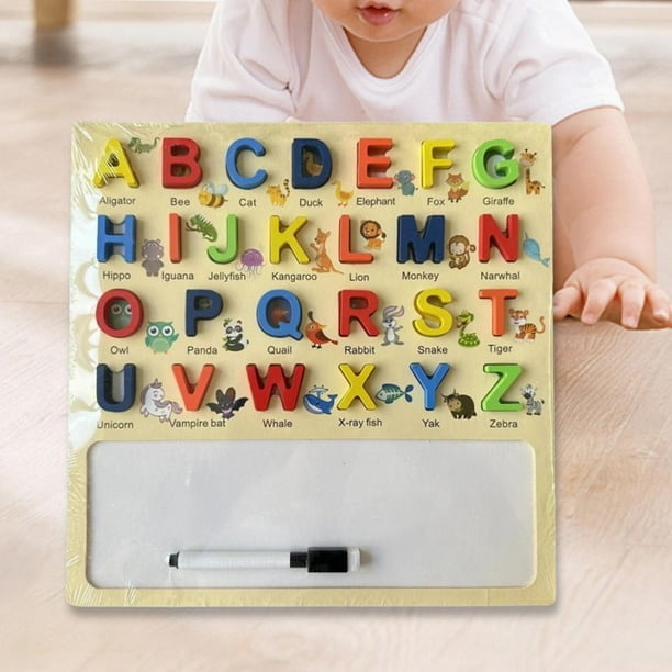 HILABEE Alphabet Puzzle Board Montessori Toys for Ages 3+ Boys