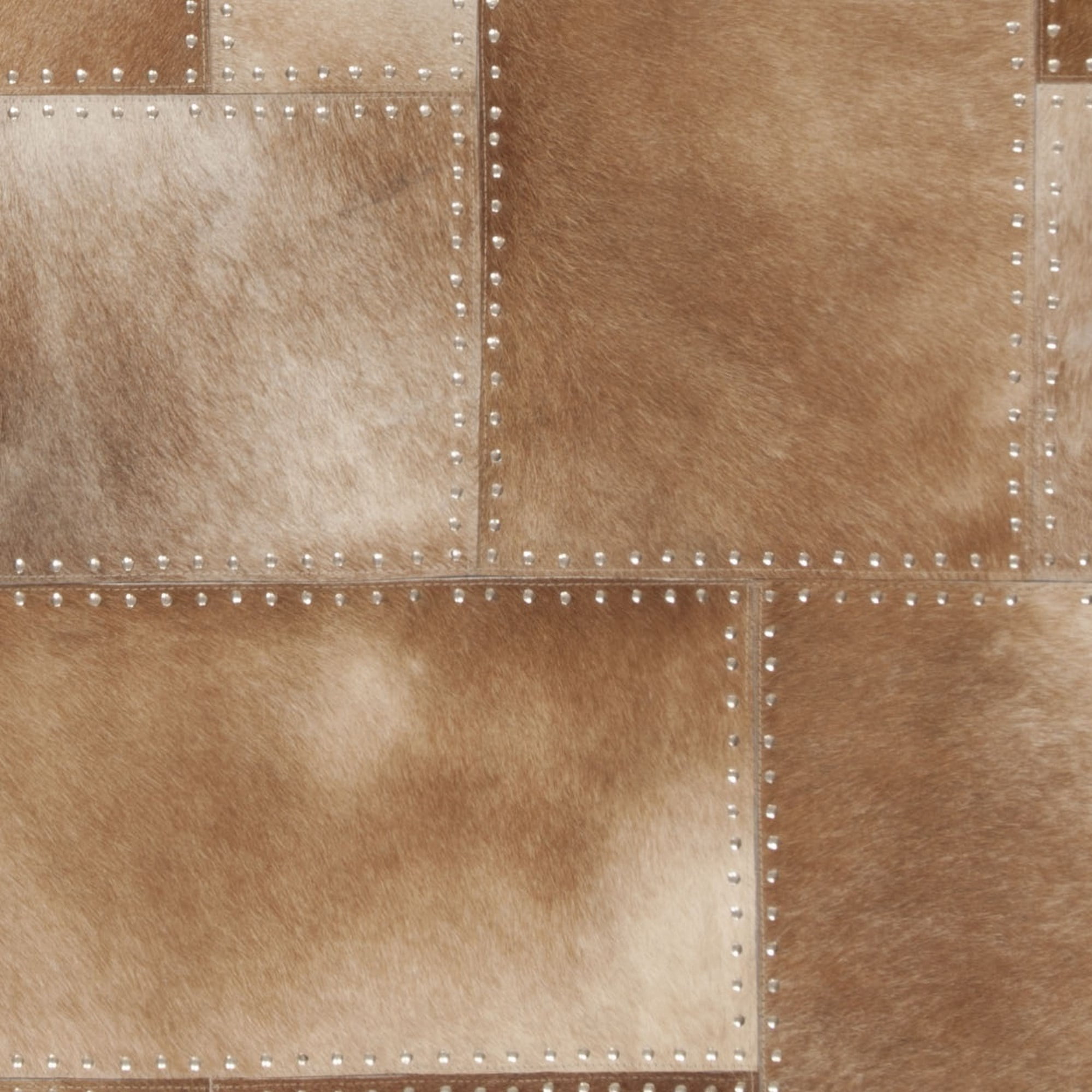 SAFAVIEH Studio Leather Juniper Geometric Runner Rug, Beige, 2'3" x 7'
