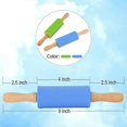 thumbnail image 3 of Children's rolling pin, non-stick wooden handle, 3 of 5