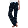 thumbnail image 2 of SOOMLON Pajama Pants for Women Cozy Cute Graphic Pajama Bottoms Adult Petite Warm Winter Lounge Sleepwear Pjs Pants Stretchy Cozy Straight Leg Pants Nightwear Colorful XL, 2 of 6