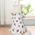 thumbnail image 2 of CSChome Pet Dress Spring And Summer Pet Clothes Cherry Shirt Dog Skirt Sweet Princesses Supply, 2 of 6