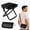 Black-Large, variant on 2-in-1 Folding Stool Crossbody Bag, Portable Foldable Chair with Strap & Pouch for Camping Fishing Hiking