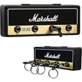 thumbnail image 1 of Keychain Wall Mount Jack Holder 2.0 JCM800 Guitar Key Hanger Hook Keychain Home Mount with 4 Key Rings Keychain Holder Set Black, 1 of 4
