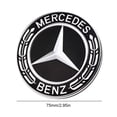 thumbnail image 2 of Peggybuy 4PCS 75mm Wheel Centre Hub Caps Rim Cover Hub Cap Emblem Badge for Mercedes Benz, 2 of 9