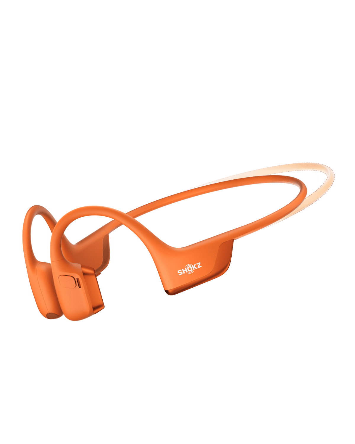 Restored Shokz OpenRun Pro 2 Mini- Open-Ear Bone Conduction Sport Headphones, Sweat-Resistant Workout Headphones, 30ft Bluetooth, Secure & Comfortable Fit, Deep Bass, Smart Mic, SHOKZ App, Orange
