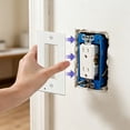 thumbnail image 3 of WUSUOWEI 1PC Wall Plate Night Light,GuideLight,Wall Plate,Soft Gentle Light Effect,Rectangular Hole,Handy Installation,Compact Practical Structure for Daily Home Use,Bedroom,Hallway and Rest Space, 3 of 6