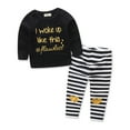 thumbnail image 1 of Gureui Baby Girl Round Neck Long Sleeve Top + Striped Trousers + Headband, 1 of 3