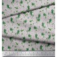 thumbnail image 3 of Soimoi Cotton Poplin Fabric Leaf Leaves Print Fabric by The Yard 42 Inch Wide, 3 of 3