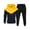 Yellow, variant on VBTAPA Mens Hoodie Tracksuit 2 Piece Color Block Casual Sweatsuits Slim Fit Hooded Sweatshirt Jogger Sweatpants with Drawstring and Pockets Jogging Matching Sets Black XXXL